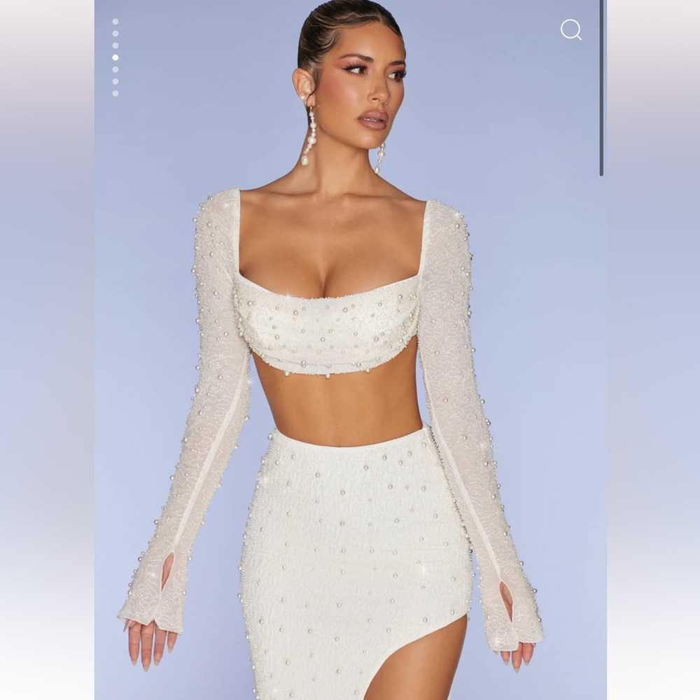 Oh Polly beaded top & skirt